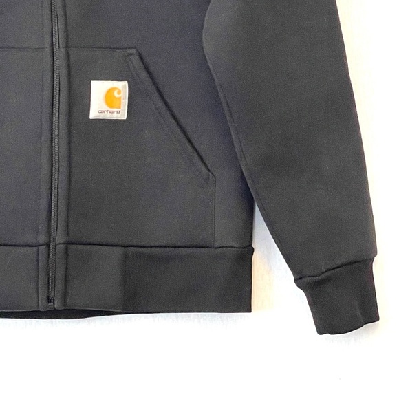 CARHARTT Work In Progress Black Car-Lux Hoodie Jacket - Picture 5 of 11